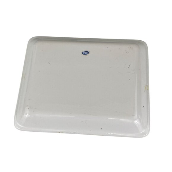 1970s Basset Hound Trinket Dish Humorous Quote & Cartoon Design White & Black - Picture 3 of 4